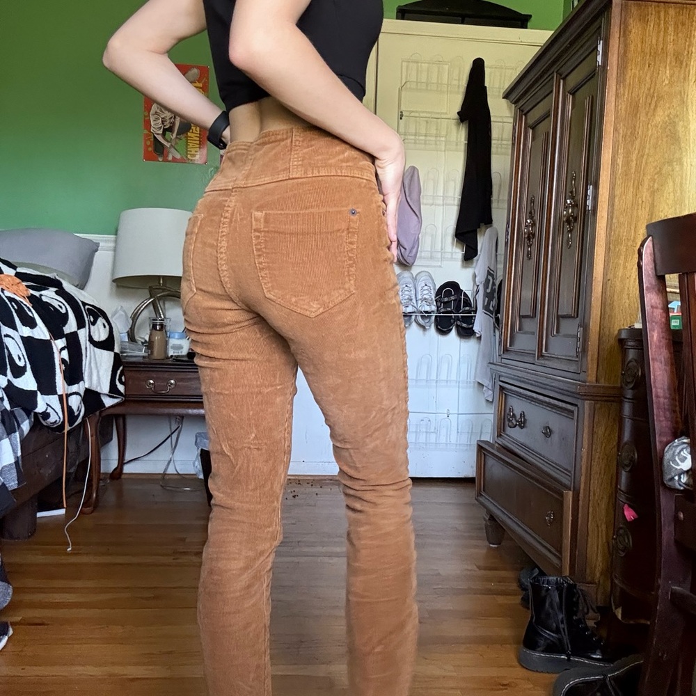Stylish Tan Corduroy Pants